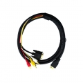 1.5M VGA , HDMI + AV Cable.